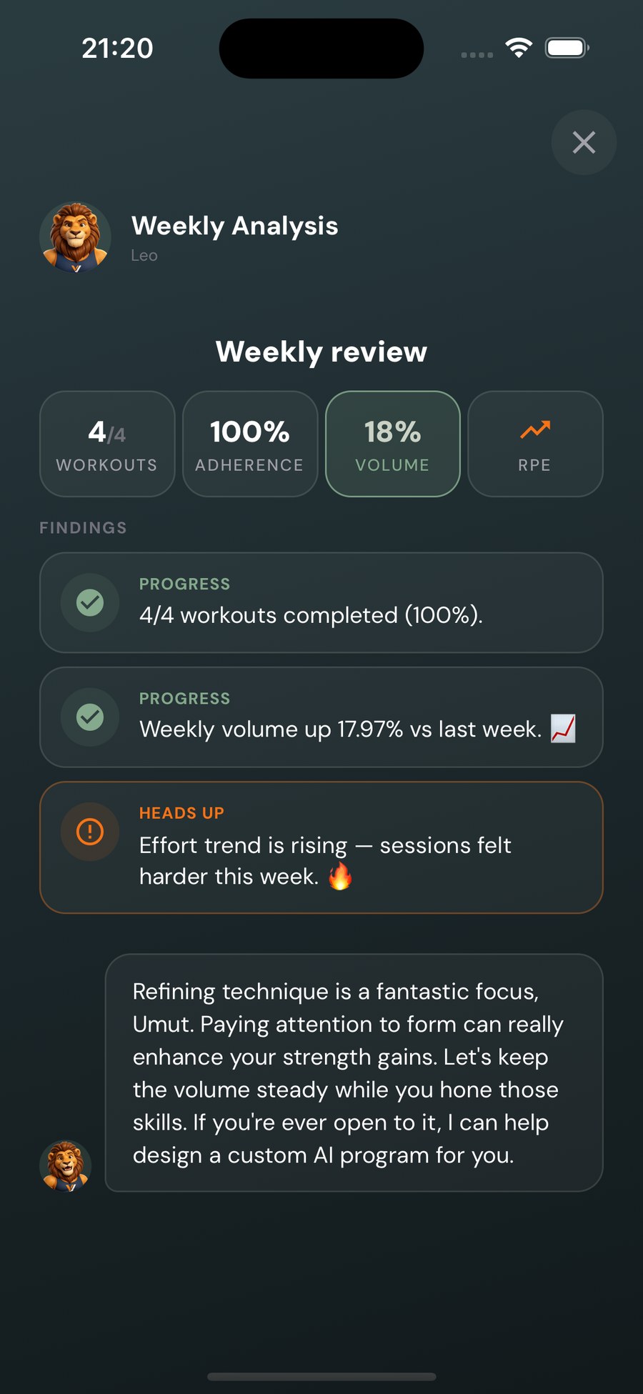 Weekly review